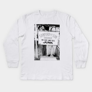 Vintage Sanford and Son Salvage Kids Long Sleeve T-Shirt